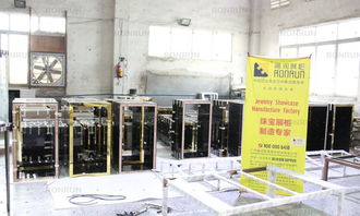 廣州融潤展柜定做不銹鋼拉絲商場專柜化妝品展示柜